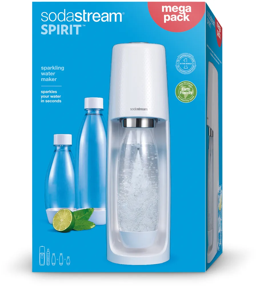 Spirit Mega Pack White, Sodastream, 1st Jämför pris & handla via