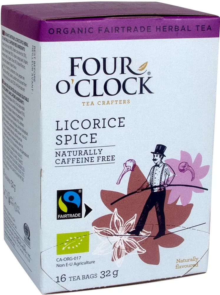 Licorice Spice Herbal Tea, Four O'Clock, 32g Jämför pris & handla via