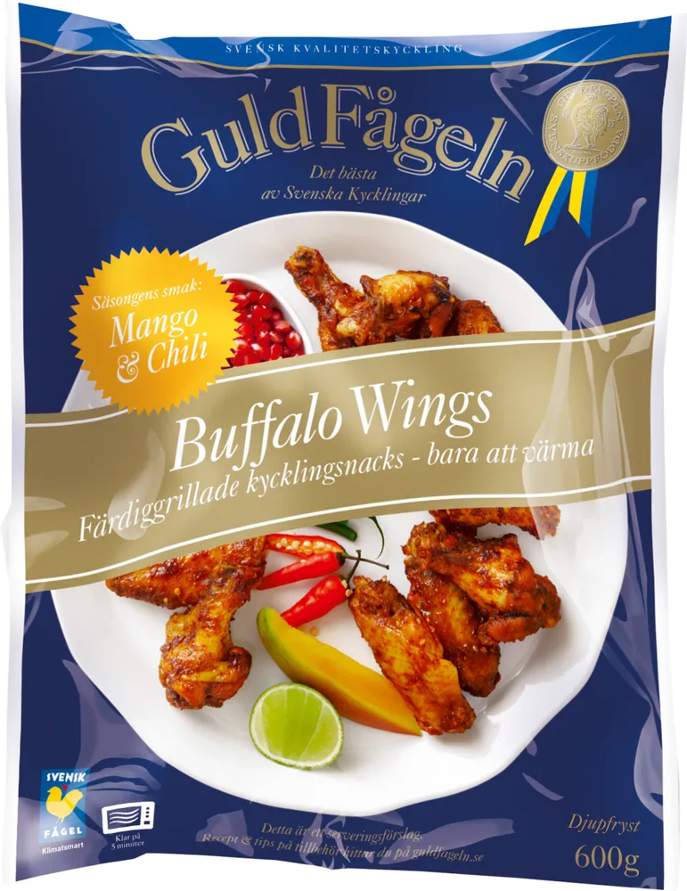 Buffalo Wings Säsongens Smak, Guldfågeln, 600g | Jämför pris & handla ...