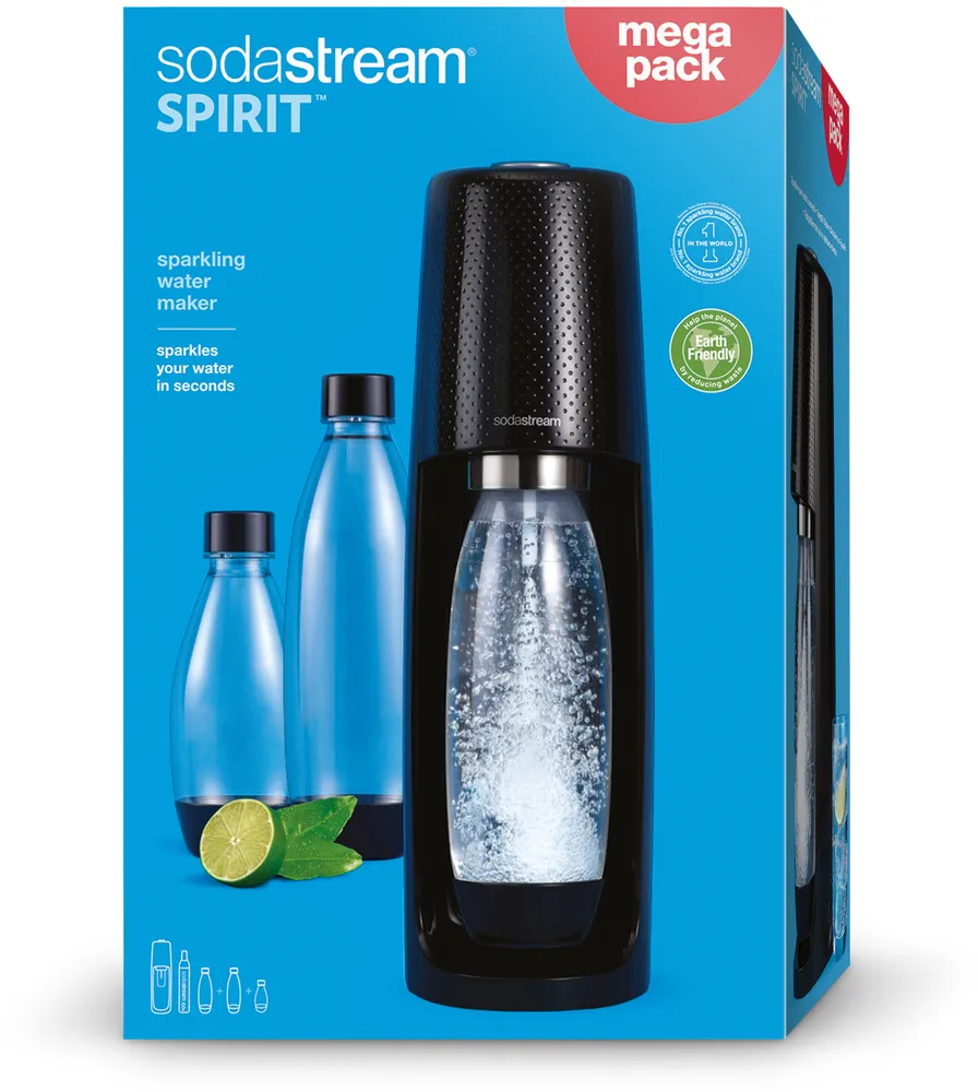 Spirit Mega Pack Black, Sodastream, 1st Jämför pris & handla via