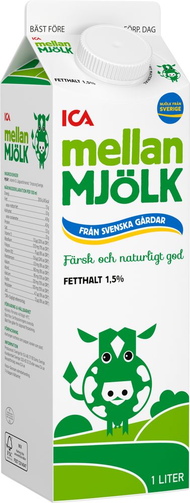 Vad Kostar 1 Liter Mjölk 2017