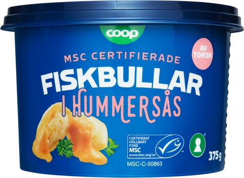 fiskbullar i hummersås fiskbullar i hummersås